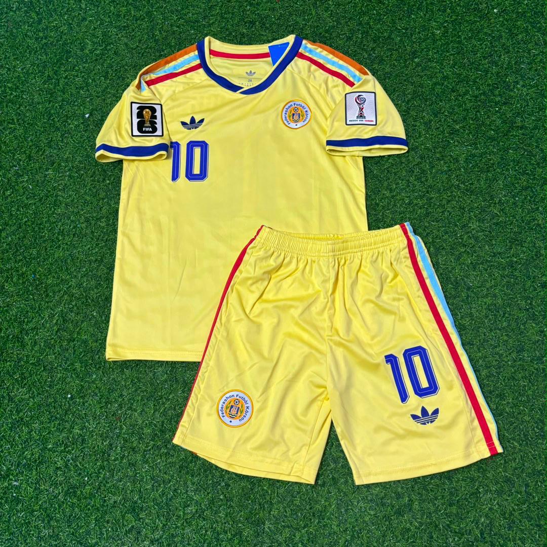 Leandro Bacuna Curaçao 2026 World Cup Kids Football Jersey Kit