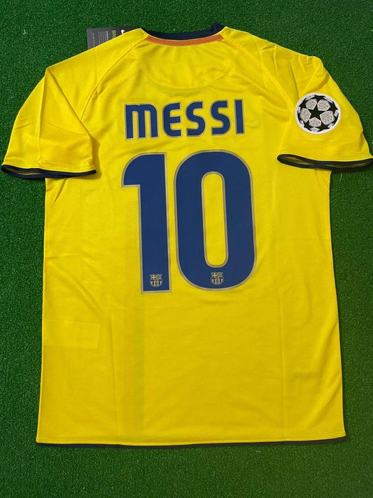Lionel Messi 2008 - 09 Barcelona Retro Football Jersey Kit