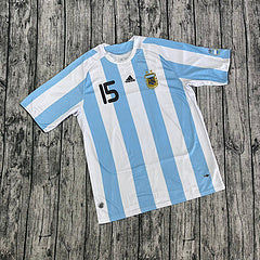 Lionel Messi 2008 Retro Argentina Olympics Football Jersey Kit