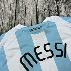 Lionel Messi 2008 Retro Argentina Olympics Football Jersey Kit