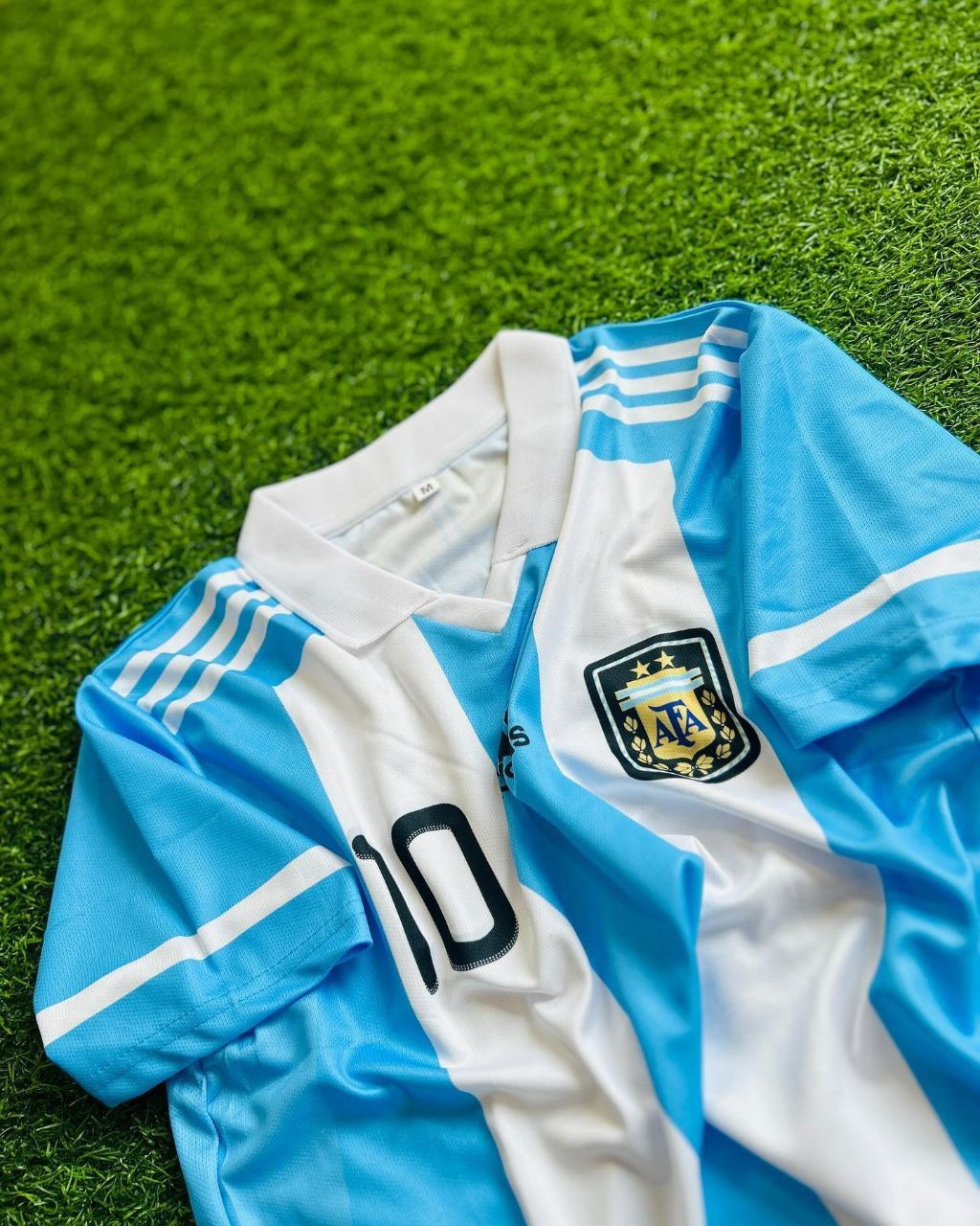 Lionel Messi 2010 Argentina Retro Football Jersey Kit