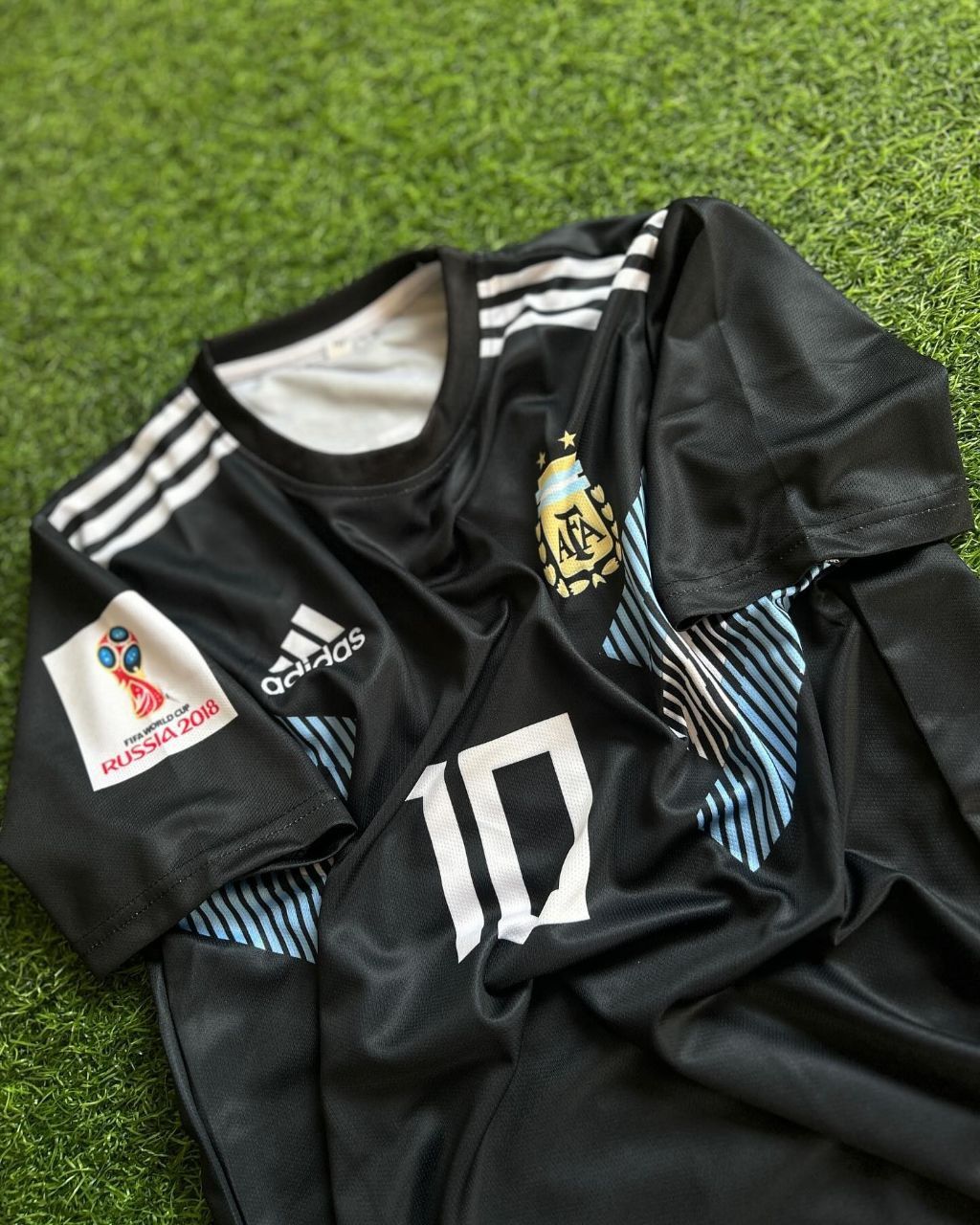 Lionel Messi 2018 World Cup Retro Football Jersey Kit