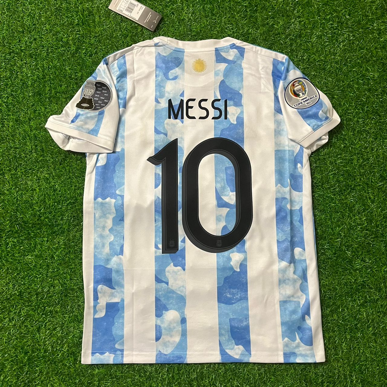 Lionel Messi Argentina Copa America 2021 Home Jersey Maillot Trikot Maglia