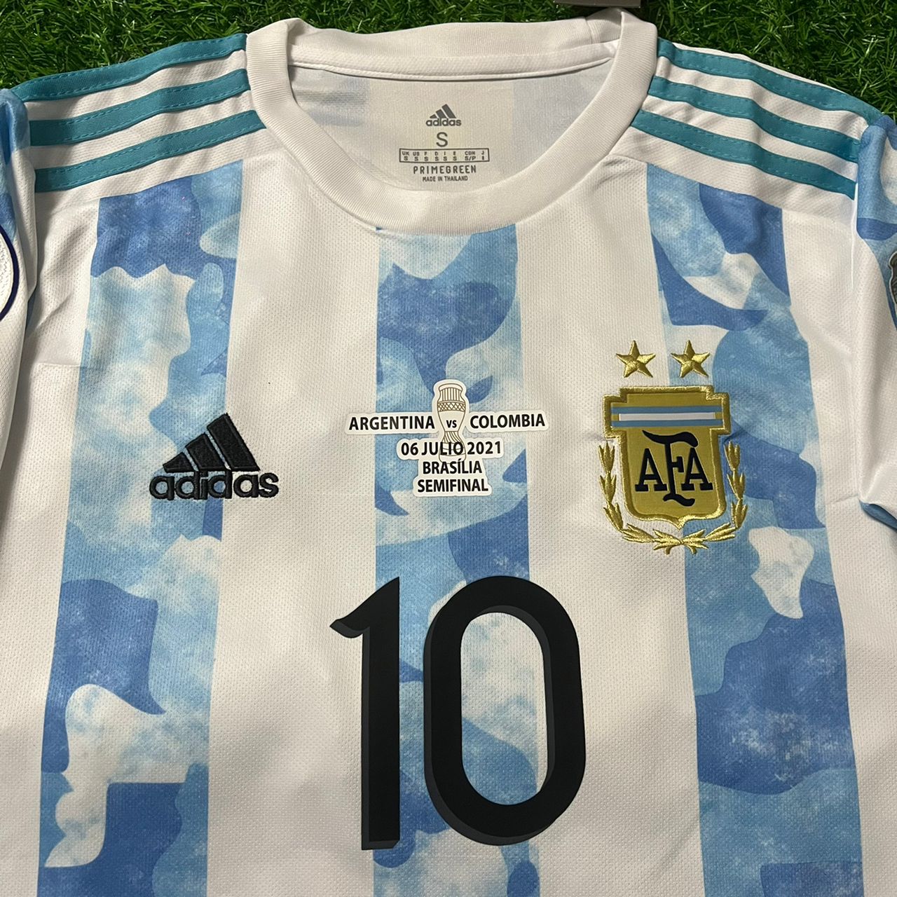 Lionel Messi Argentina Copa America 2021 Home Jersey Maillot Trikot Maglia