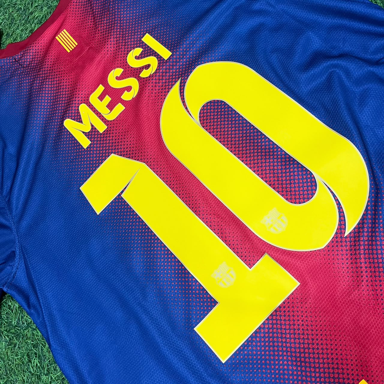 Lionel Messi Barcelona 2012/2013 Retro Home Football Jersey Kit