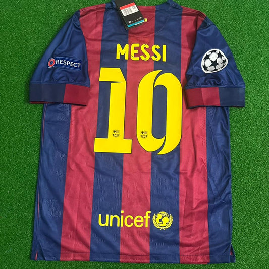 Lionel Messi Barcelona 2015 Final Berlin Champions League Football Jersey Kit