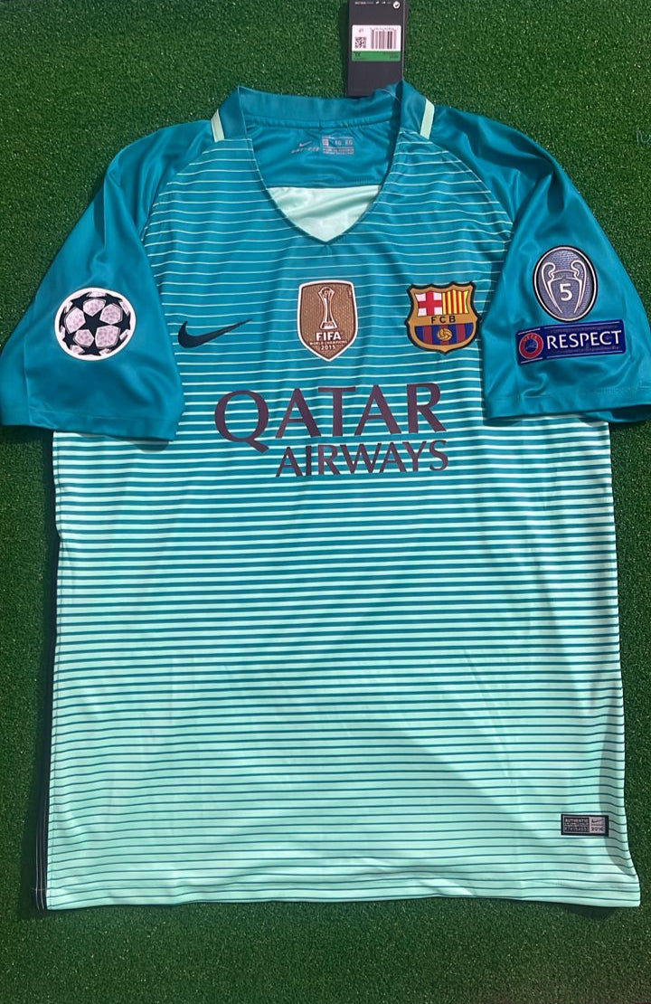 Lionel Messi - Barcelona 2016/17 Retro Football Jersey Kit
