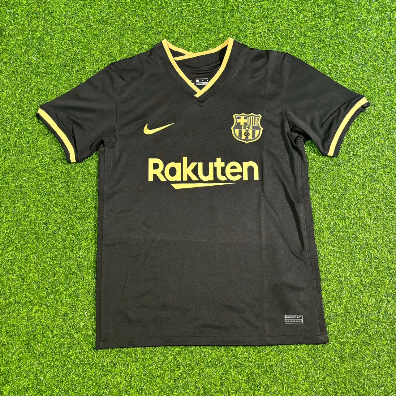 Lionel Messi Barcelona 2020-2021 Black Retro Football Jersey Kit