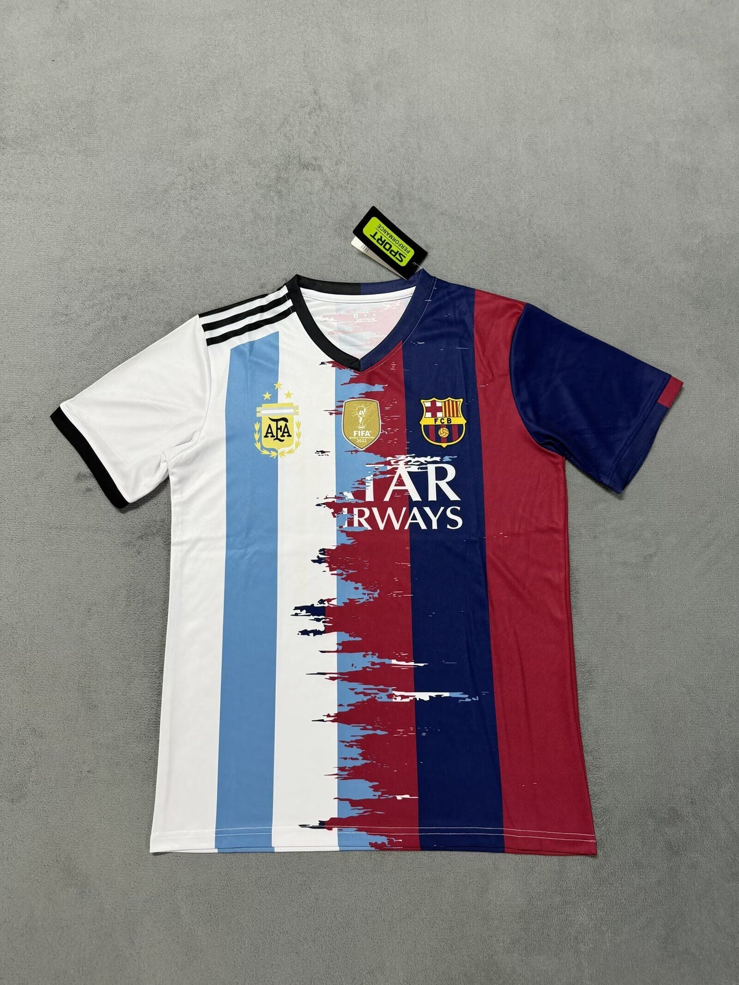 Lionel Messi Barcelona + Argentina Legend Special Football Jersey Kit