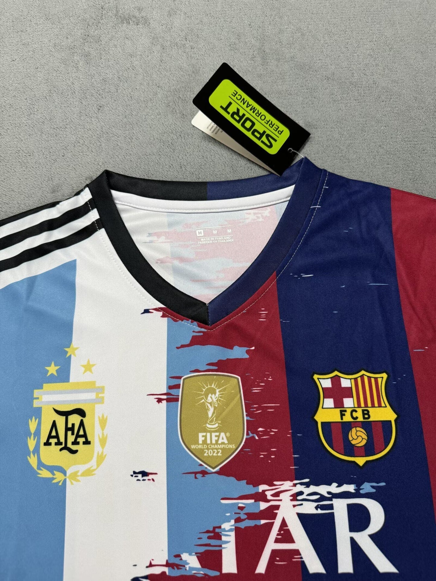 Lionel Messi Barcelona + Argentina Legend Special Football Jersey Kit