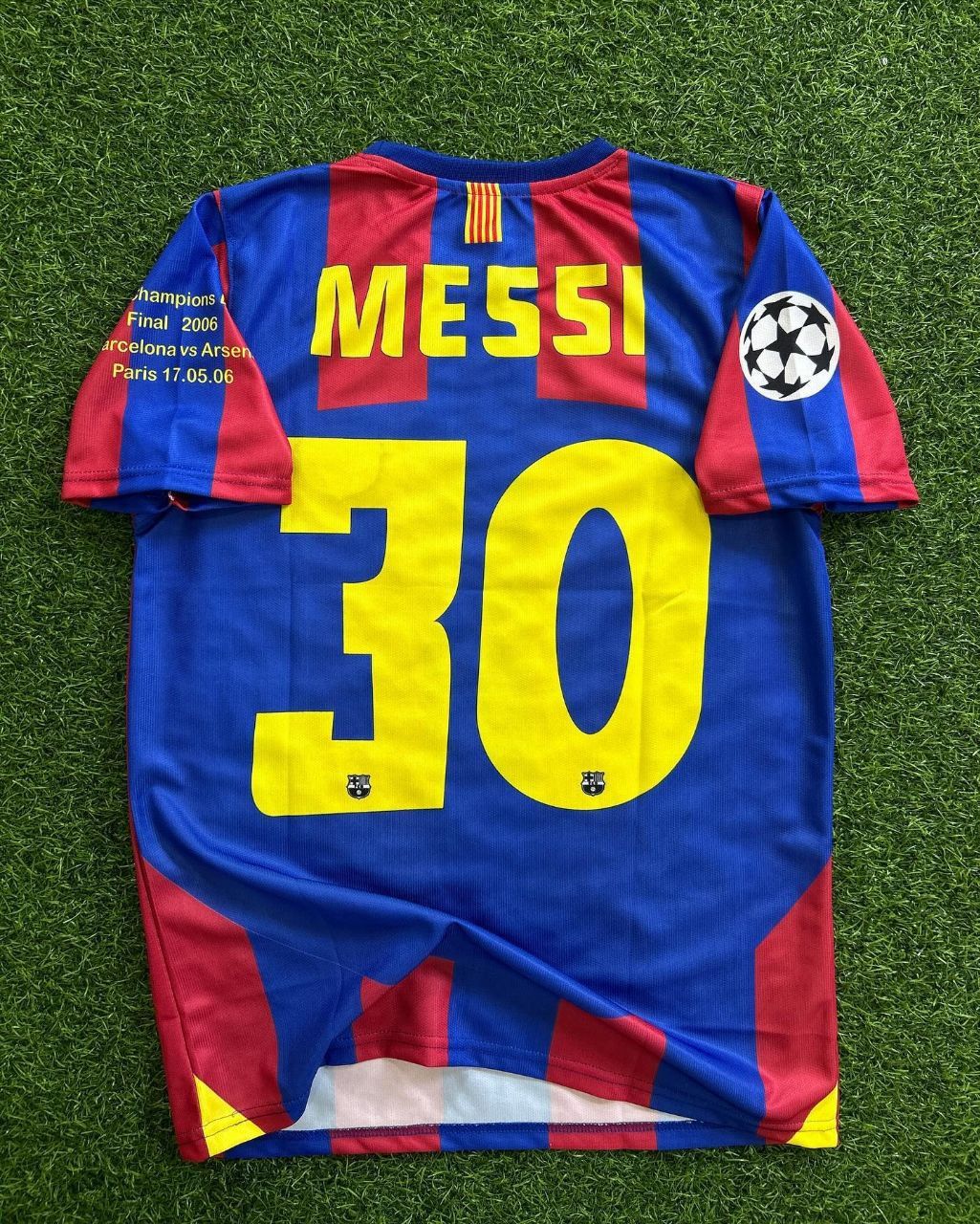 Lionel Messi Barcelona Retro Football Jersey Kit