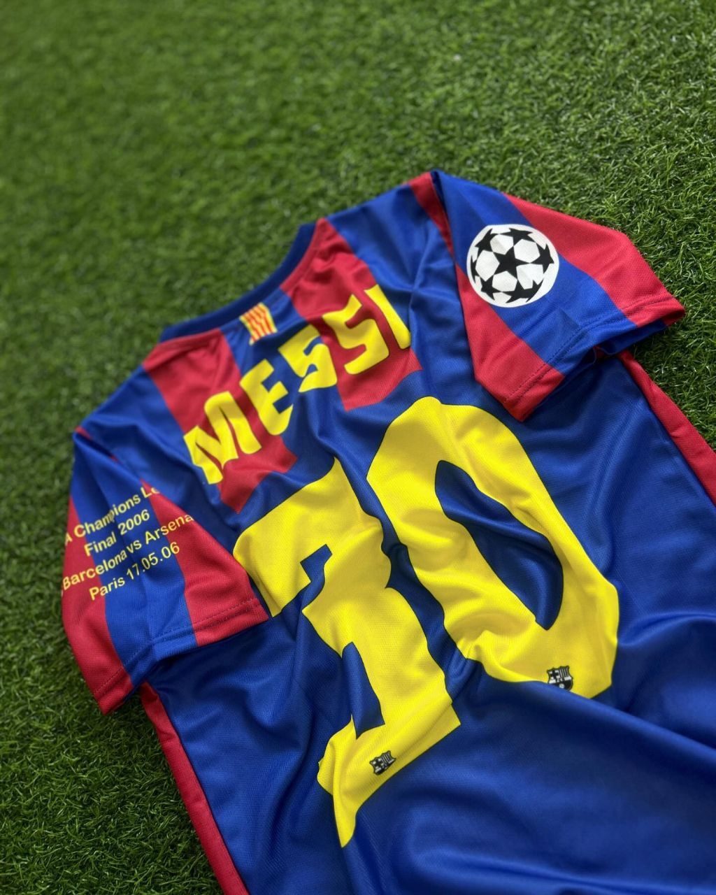 Lionel Messi Barcelona Retro Football Jersey Kit