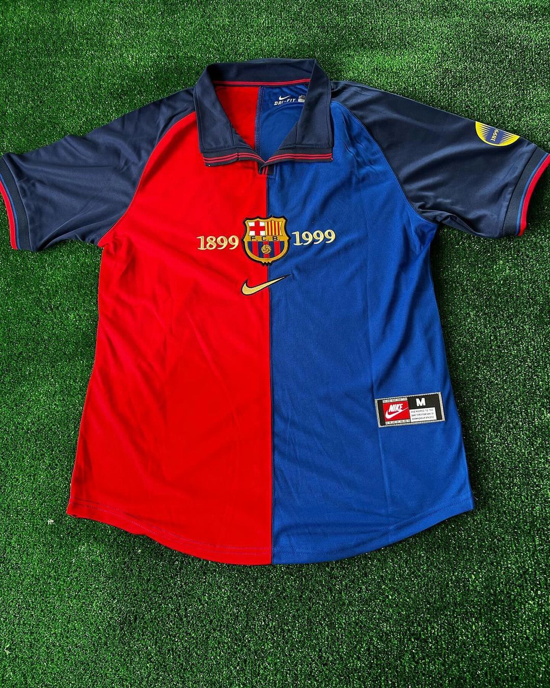 Barcelona 100th Football Jersey Kit