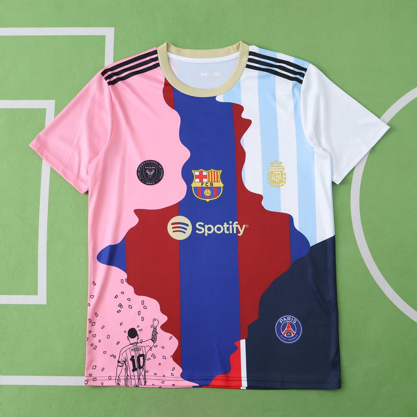Lionel Messi GOAT Combo 2025 All Teams Special Football Jersey Kit