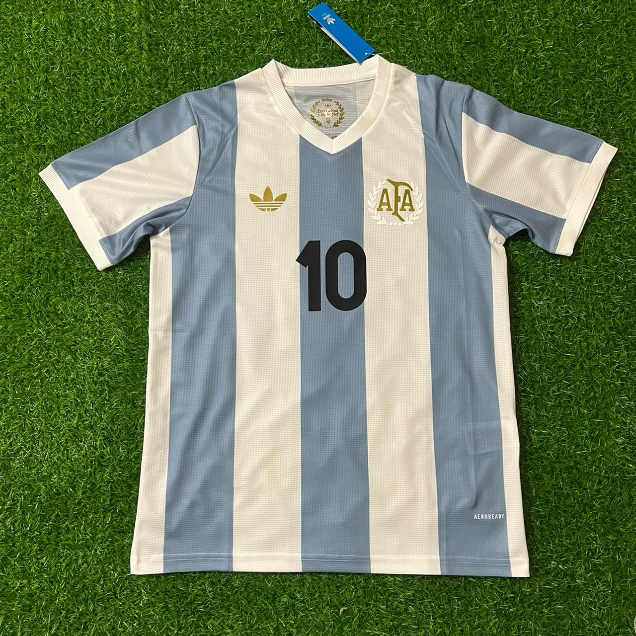 Lionel Messi Vintage Argentina Football Jersey Kit