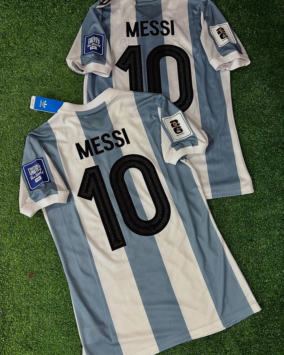Lionel Messi Vintage Argentina Football Jersey Kit