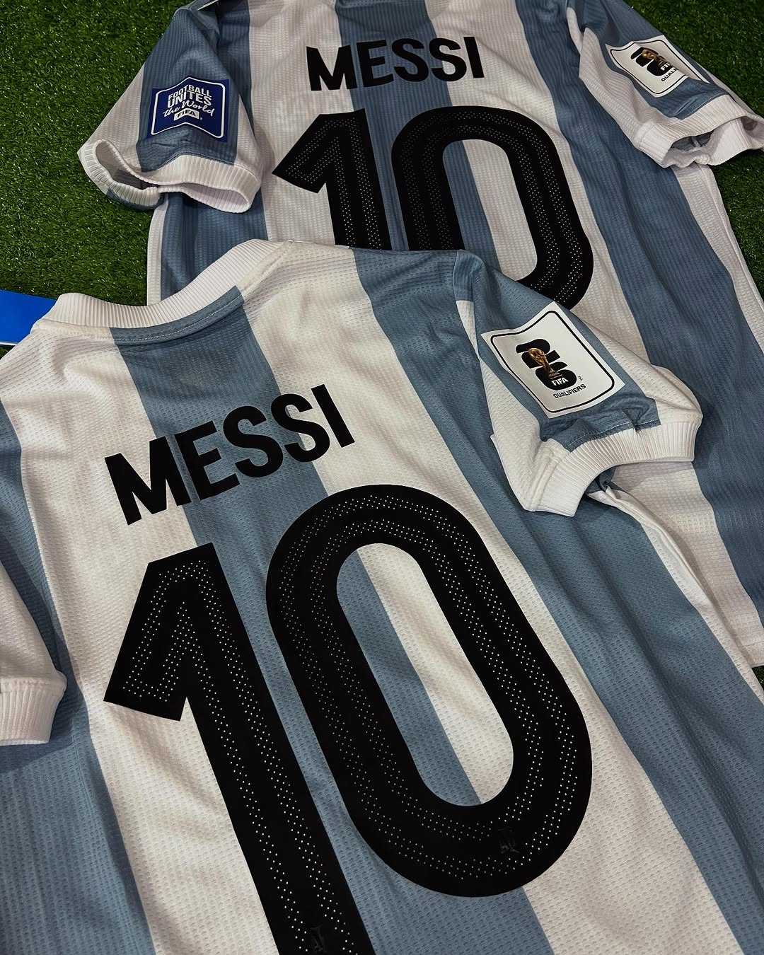 Lionel Messi Vintage Argentina Football Jersey Kit