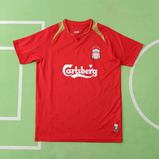 Liverpool 2005 Retro Football Jersey Kit