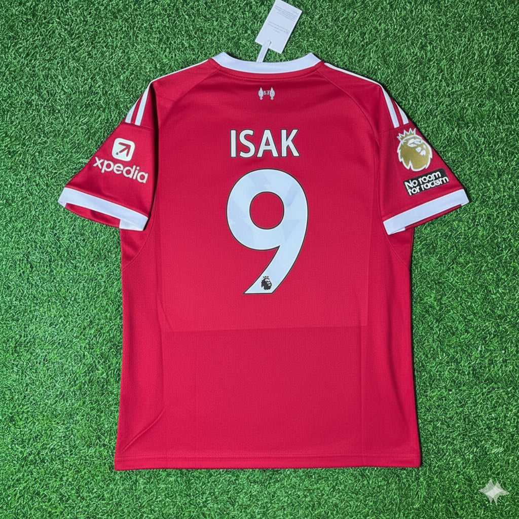 Alexander Isak Liverpool 2025/26 Home Football Jersey Collection