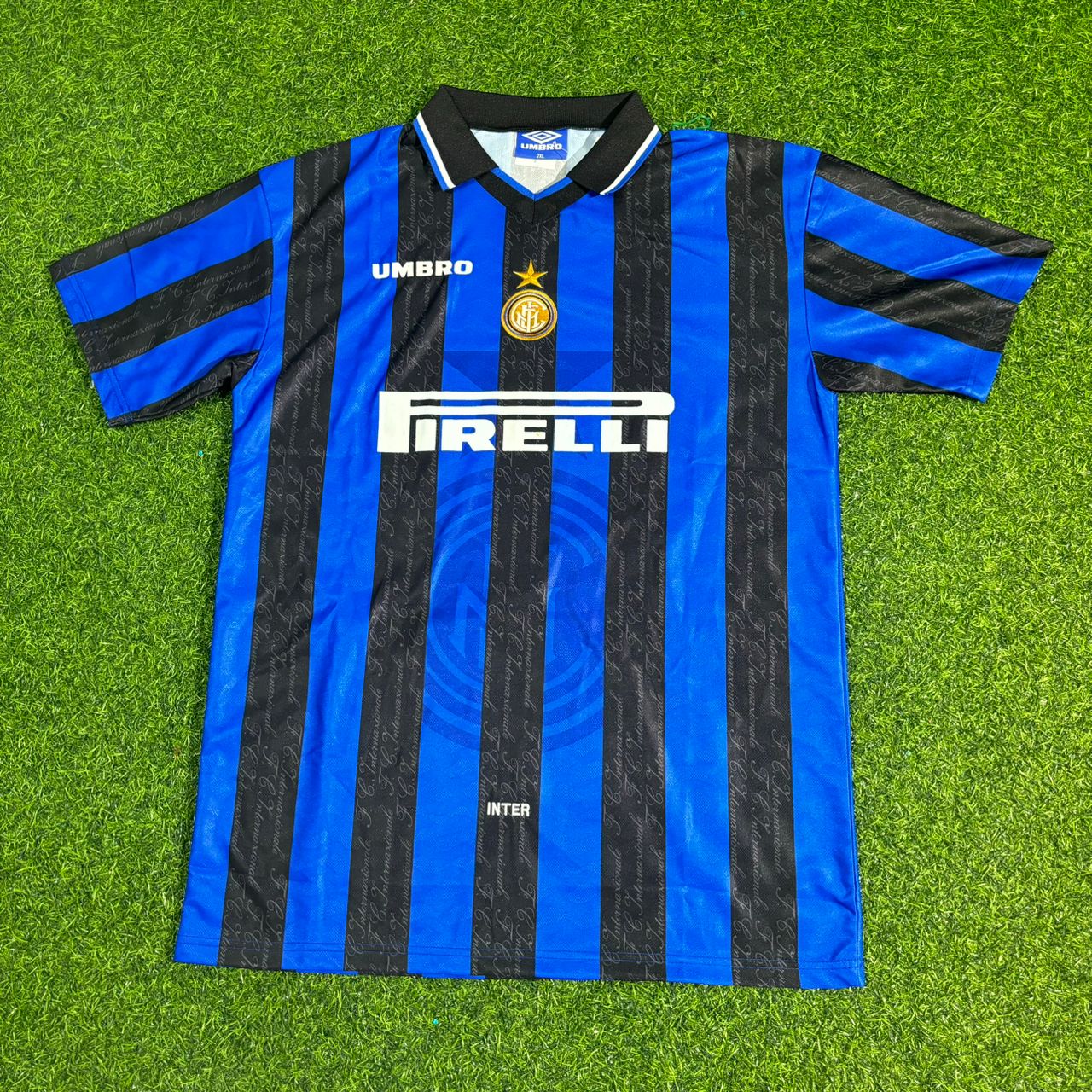 Lothar Matthäus Inter Home Retro Football Jersey Kit