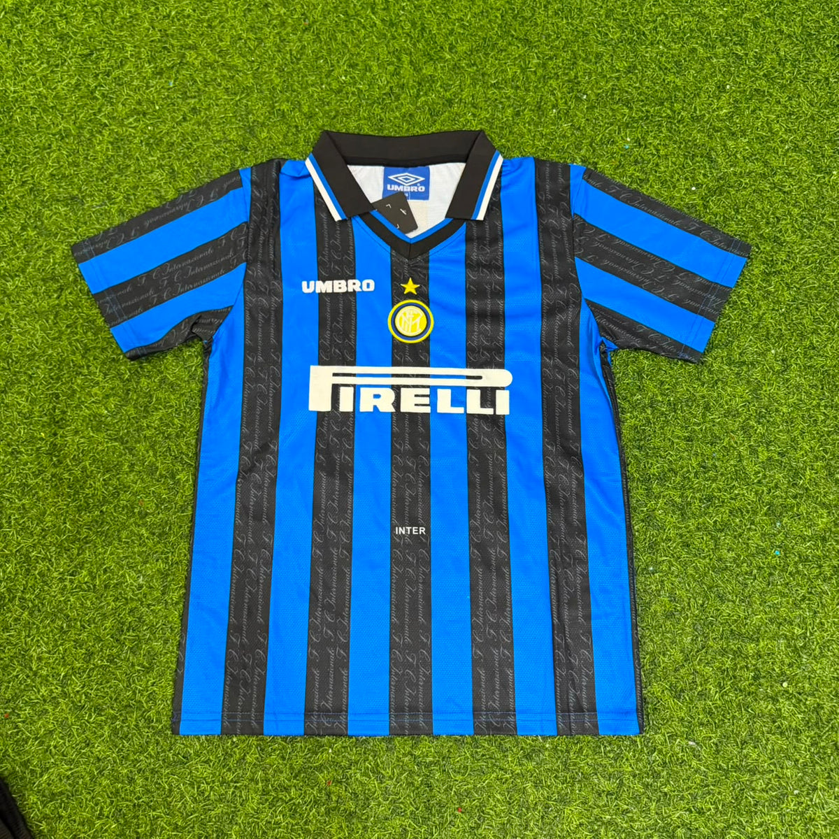 Lothar Matthäus Inter Home Kids Retro Football Jersey Kit