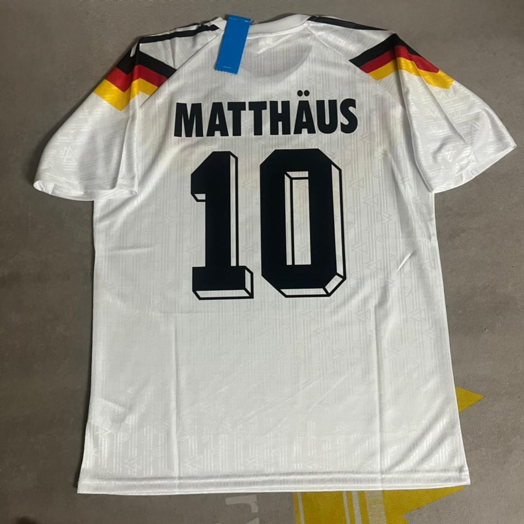 Lothar Matthäus Germany Retro 1990 World Cup Football Jersey Kit