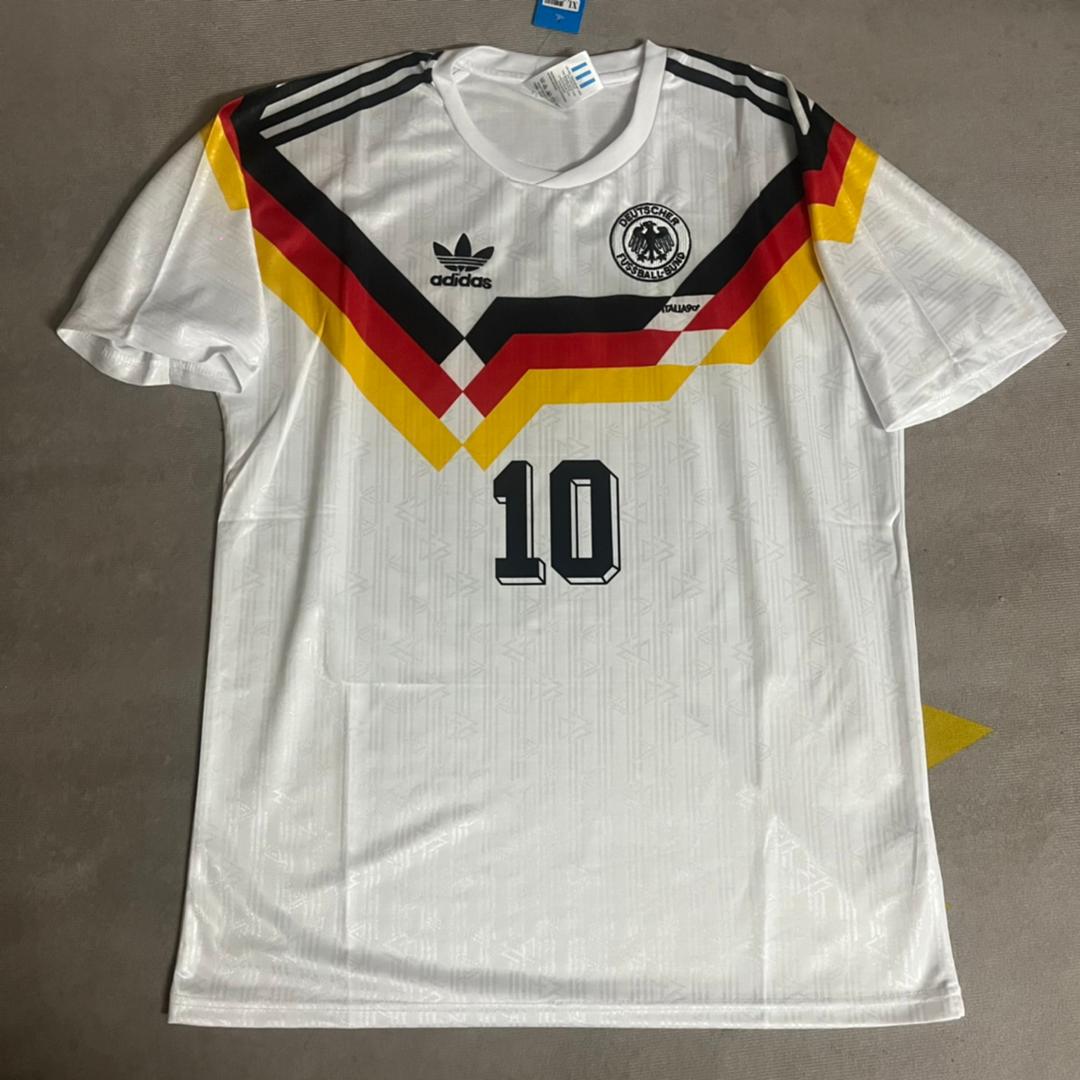 Lothar Matthäus Germany Retro 1990 World Cup Football Jersey Kit