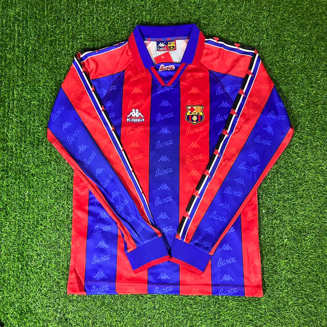 Luis Enrique Barcelona 1996 1997 Retro Burgundy Football Jersey Kit
