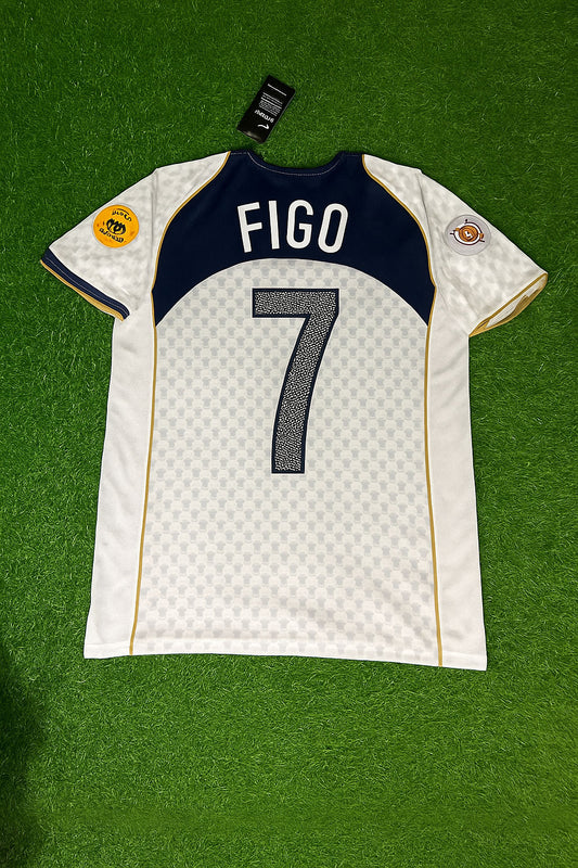 Luis Figo 7 Portugal EURO 2004 Retro Soccer Football Jersey Kit