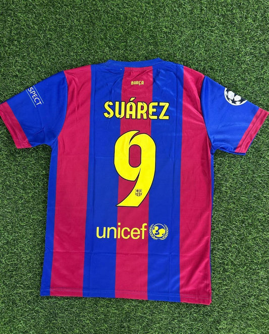 Luis Suárez Barcelona Retro Football Jersey Kit