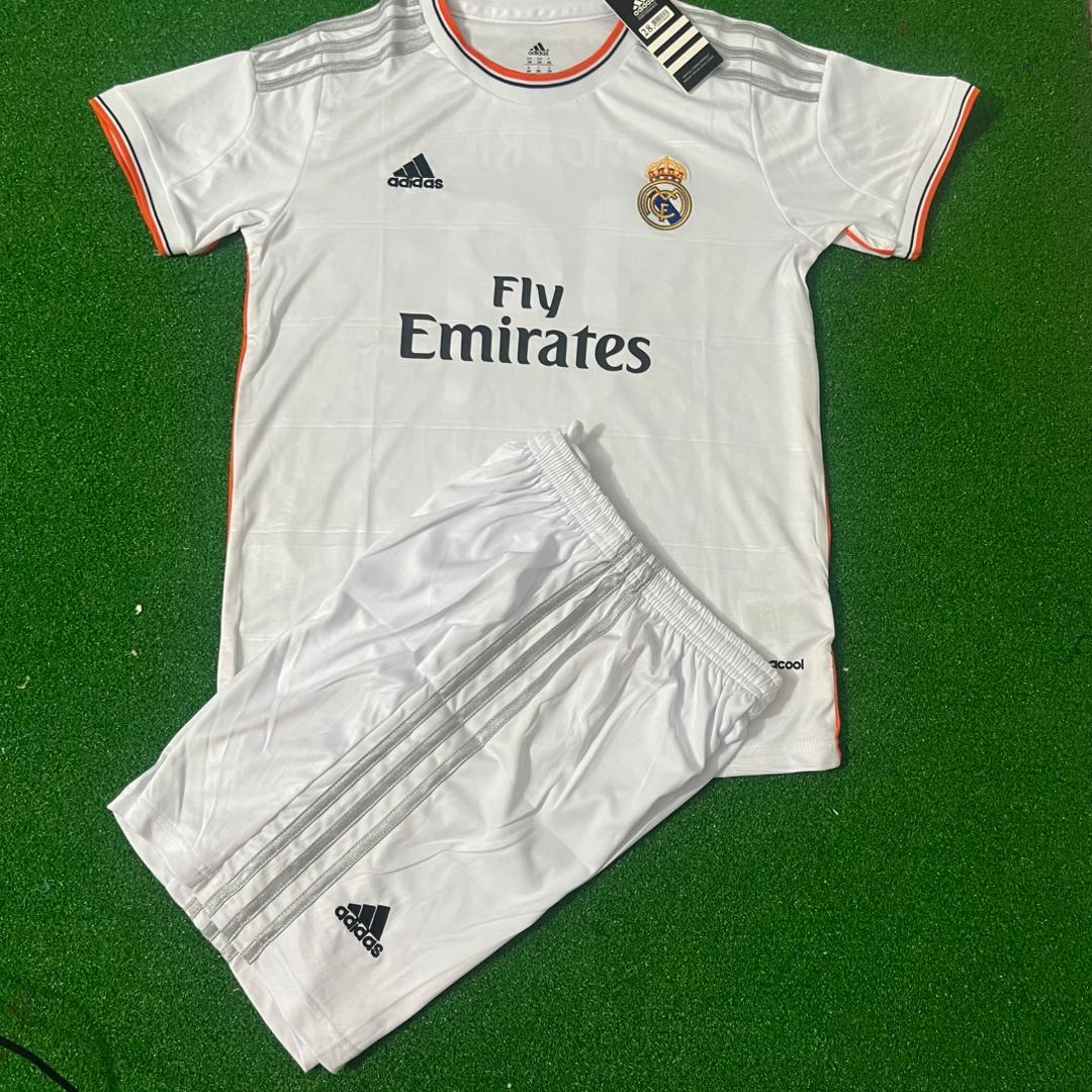 Luka Modric Real Madrid 2014 Final Kids Soccer Kids Football Jersey Kit