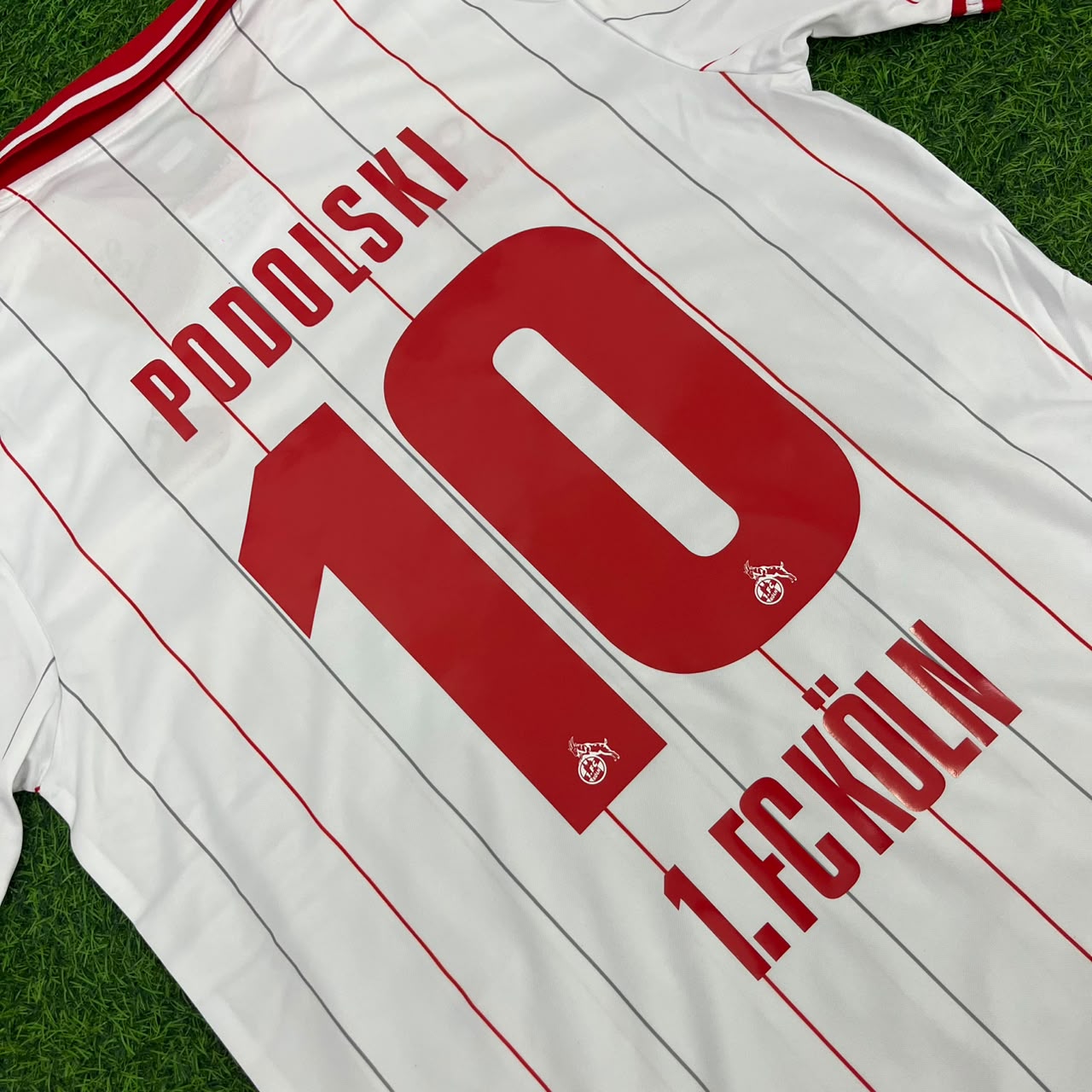 Lukas Podolski FC Köln Commemorative Retro Football Jersey Kit
