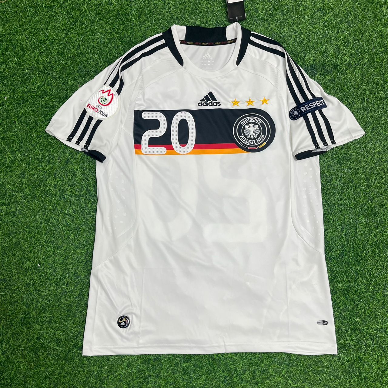 Germany EURO 2008 Lukas Podolski Retro Football Jersey Kit