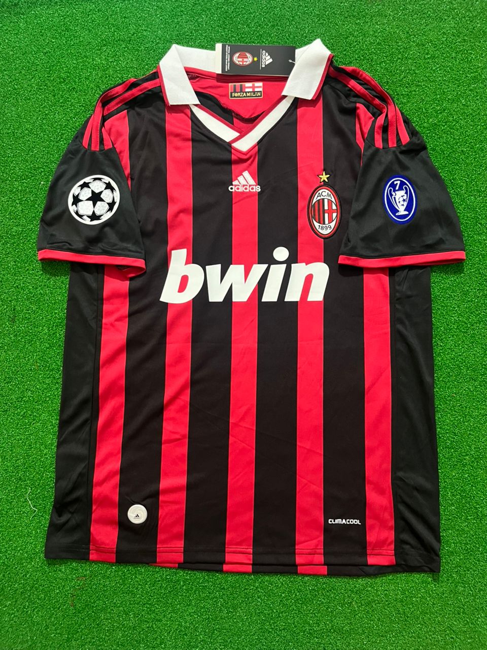 #8 Gennaro Gattuso - AC Milan 2009 2010 Red Black Kit Jersey Trikot Maillot Soccer Kit