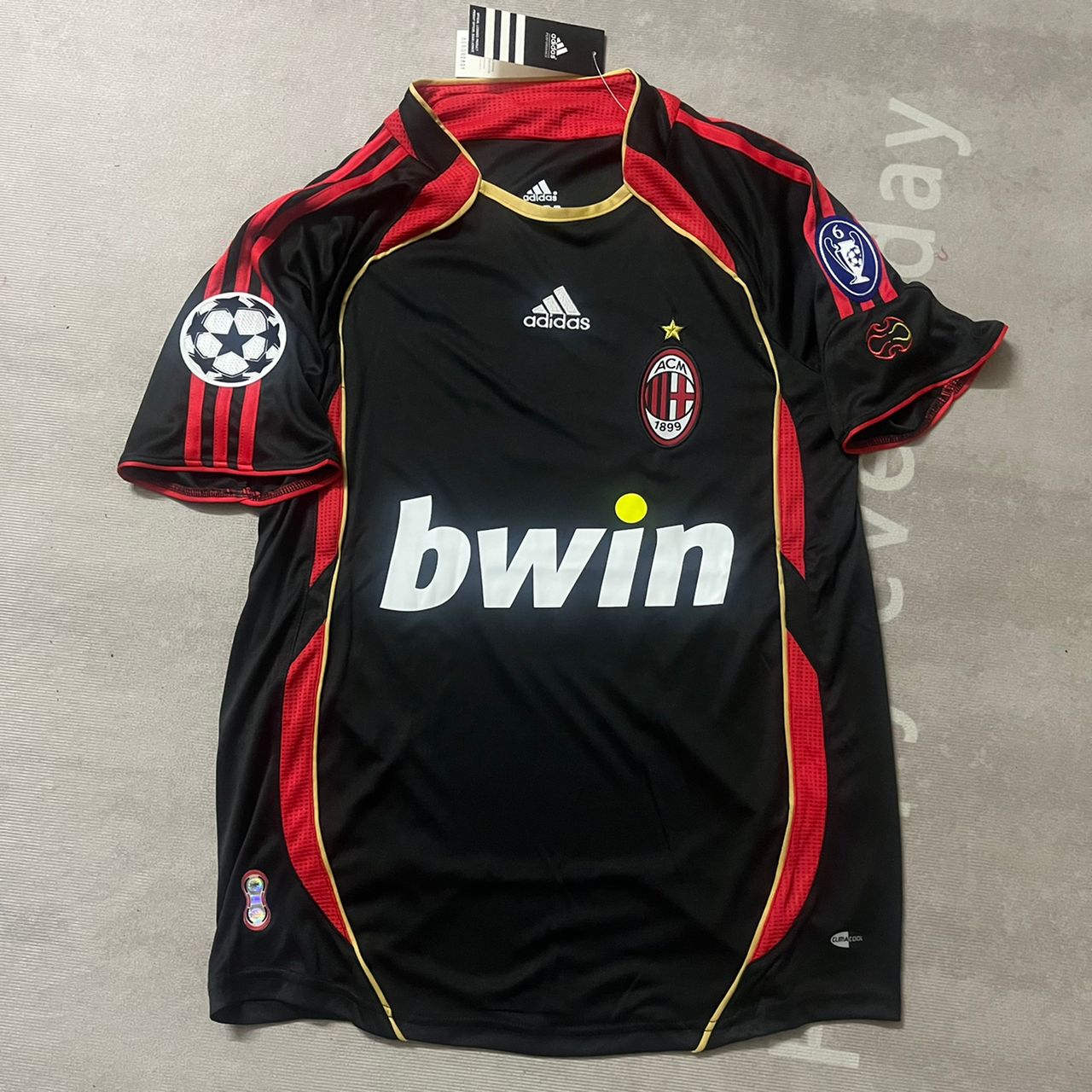 Paolo Maldini 3 AC Milan 2006 2007 Retro Football Jersey Kit