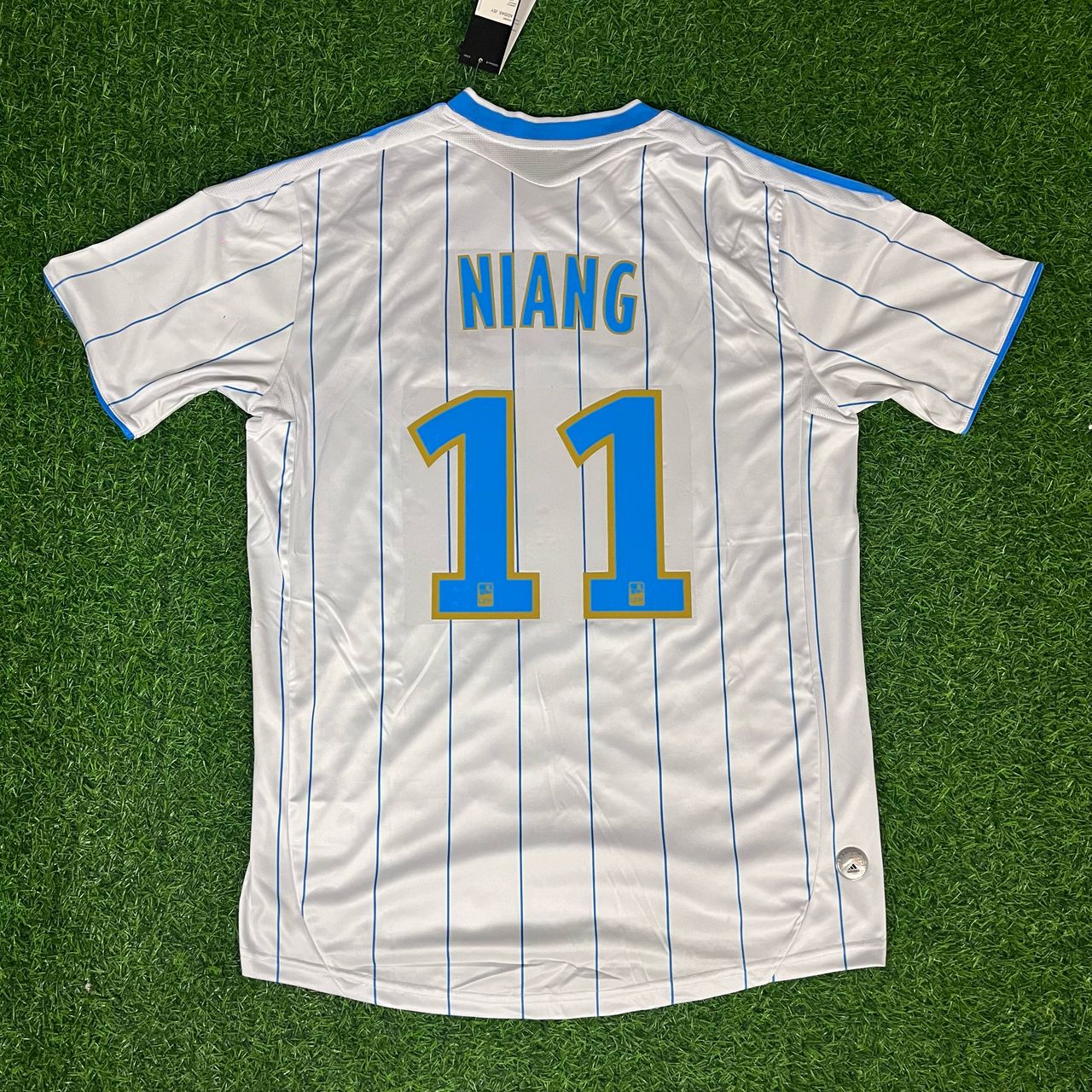 Mamadou Niang 11 - Olympique Marseille 2009/2010 Retro Football Jersey Kit