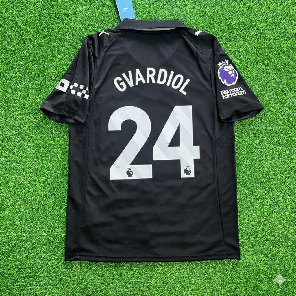 Josko Gvardiol Manchester City Black 2026 Football Jersey