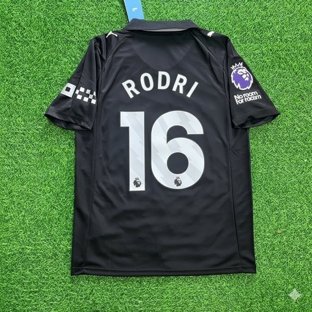 Rodri Manchester City Black 2026 Football Jersey