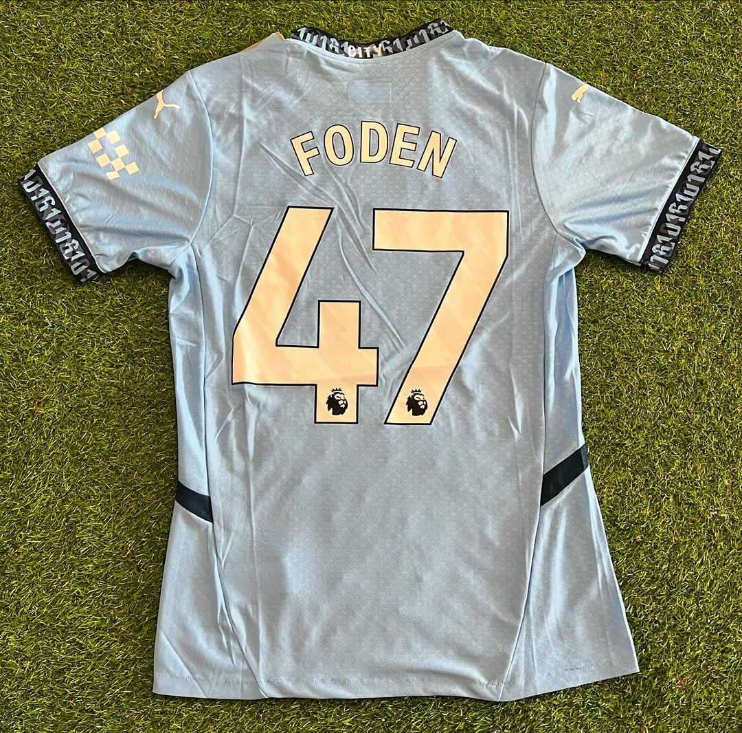 Phil Foden Manchester City Football Jersey Kit