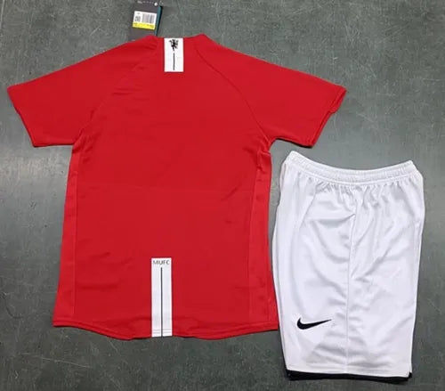 Manchester United 2009 Moscow Final Kids Football Jersey Kit