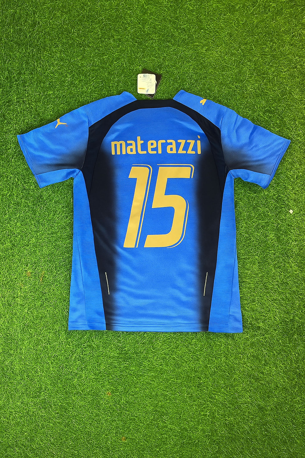 Marco Materazzi - Italy 2006 World Cup Final Retro Football Jersey Kit