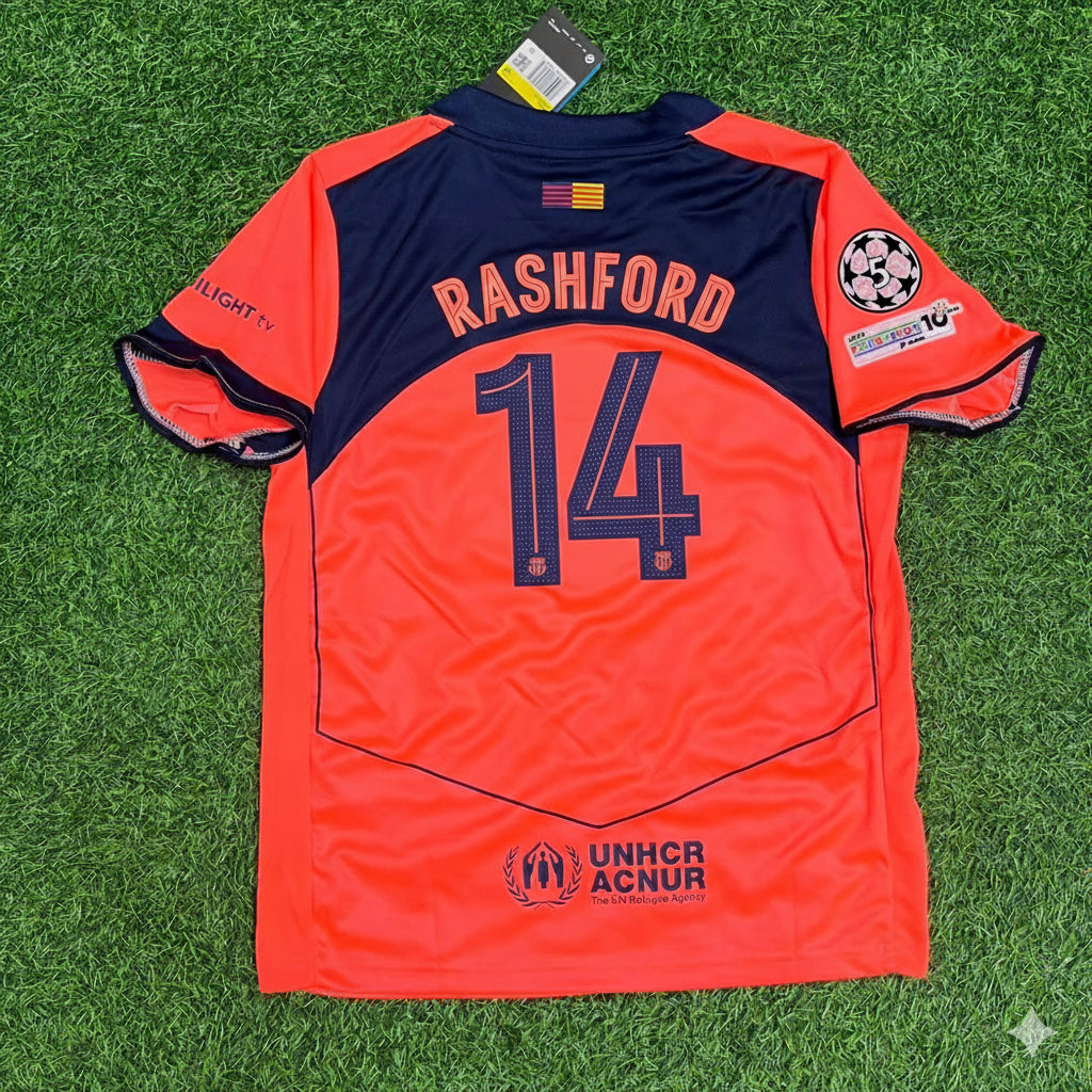 Marcus Rashford Barcelona 2025/2026 Season Football Jersey