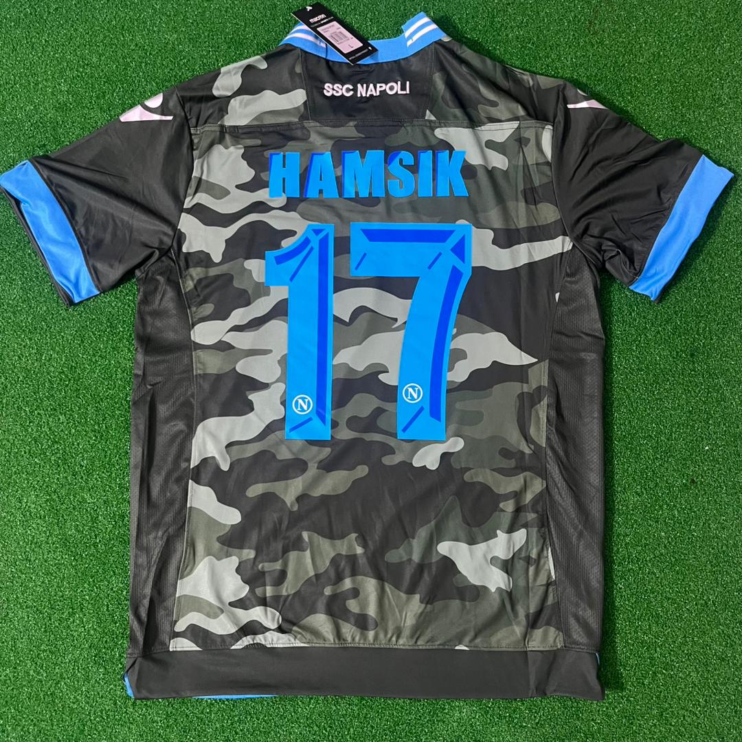Marek Hamsik 17 - Napoli 2013 - 14 Retro Football Jersey Kit