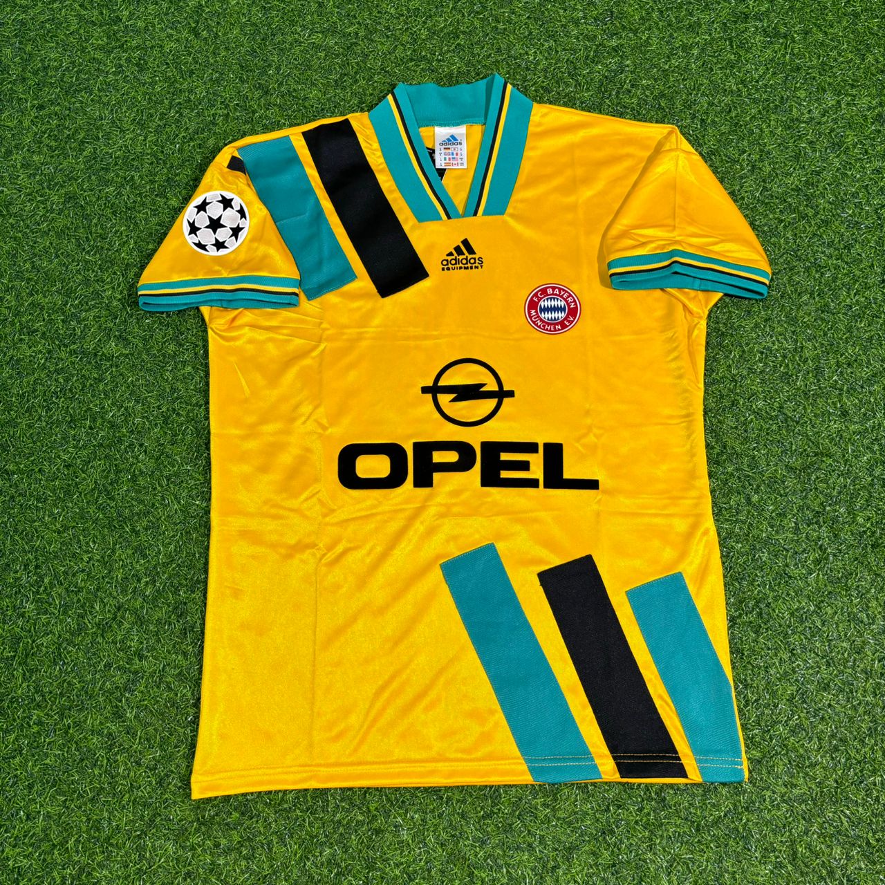 Mario Basler #21 Bayern München Gelb Retro Fußballtrikot Jersey