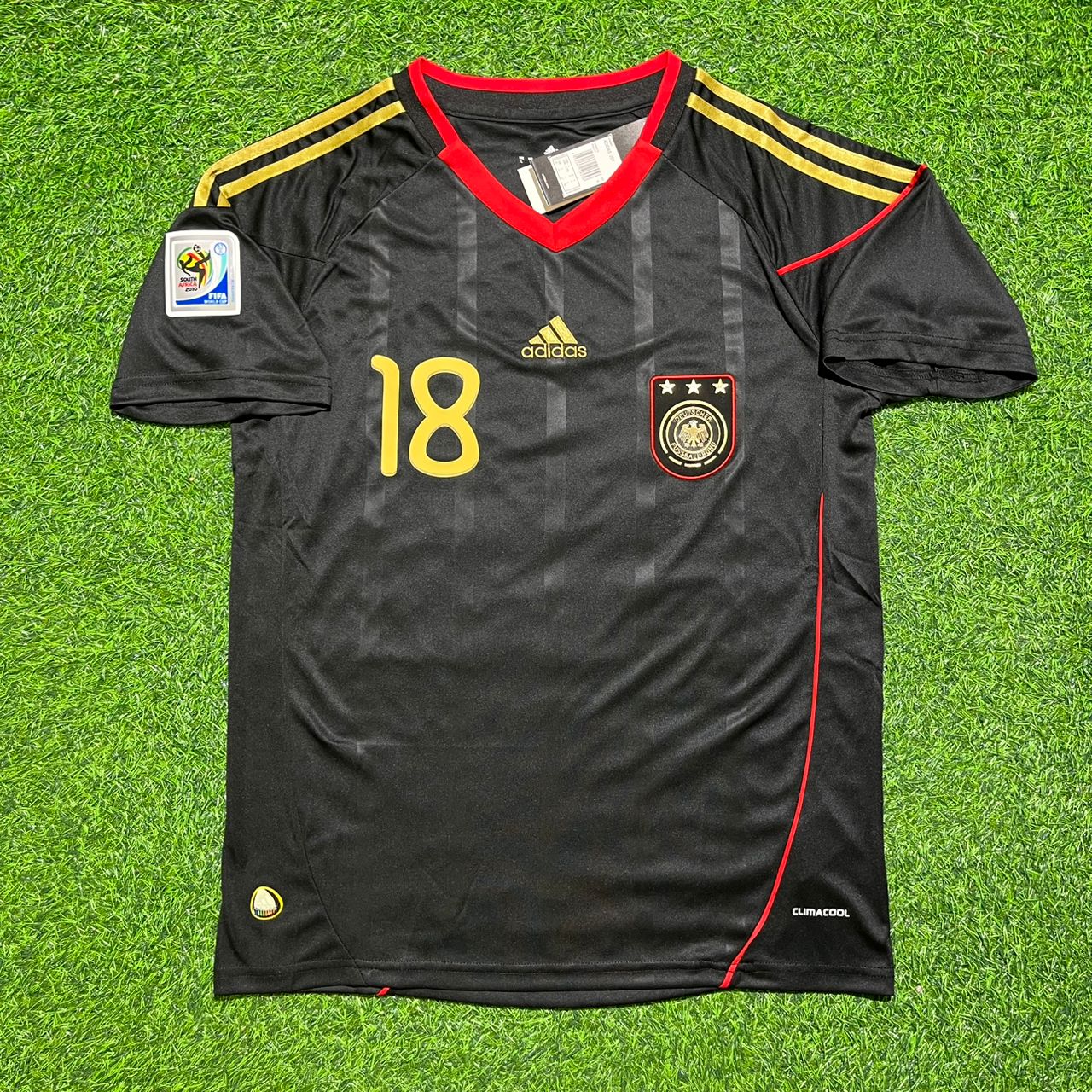 Germany World Cup 2010 Mario Gomez Black Football Jersey