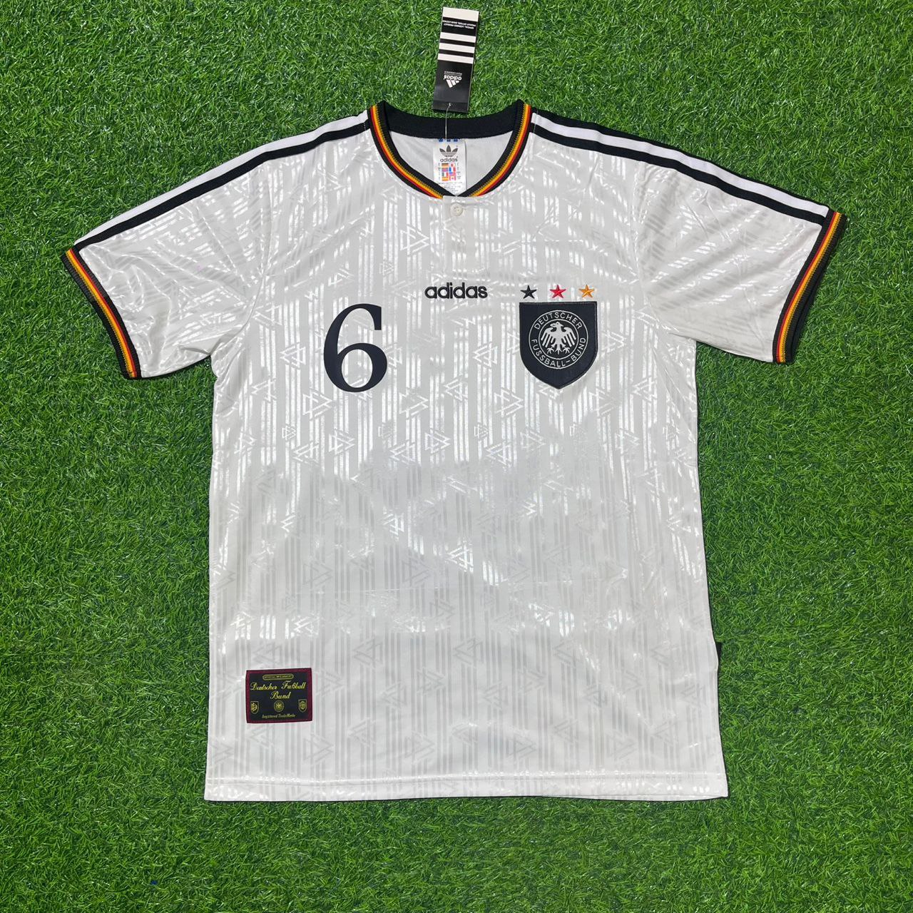Matthias Sammer Deutschland EM 1996 Finale Heim Retro Fußballtrikot Set Jersey