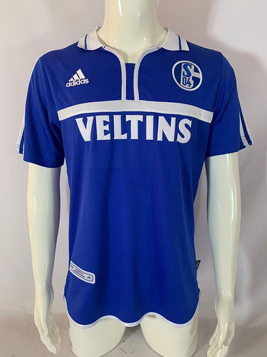 Schalke 04 – 2000/2002 Heim Retro Trikot Blau