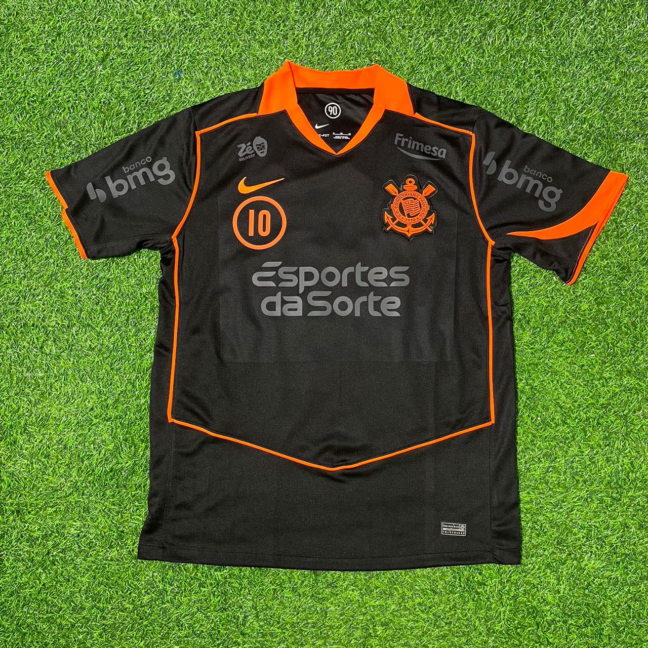 Memphis Depay Corinthians 2025/26 Orange Football Jersey Kit