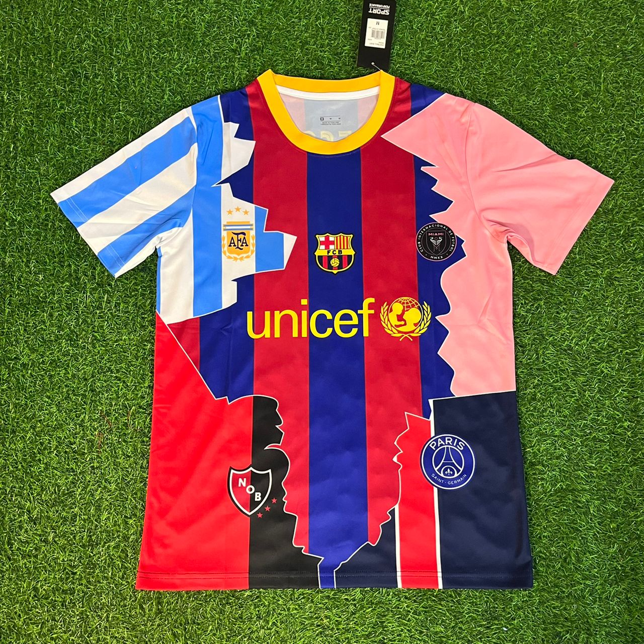 GOAT Lionel Messi Combo All Teams Special Jersey Trikot Maillot Soccer Kit