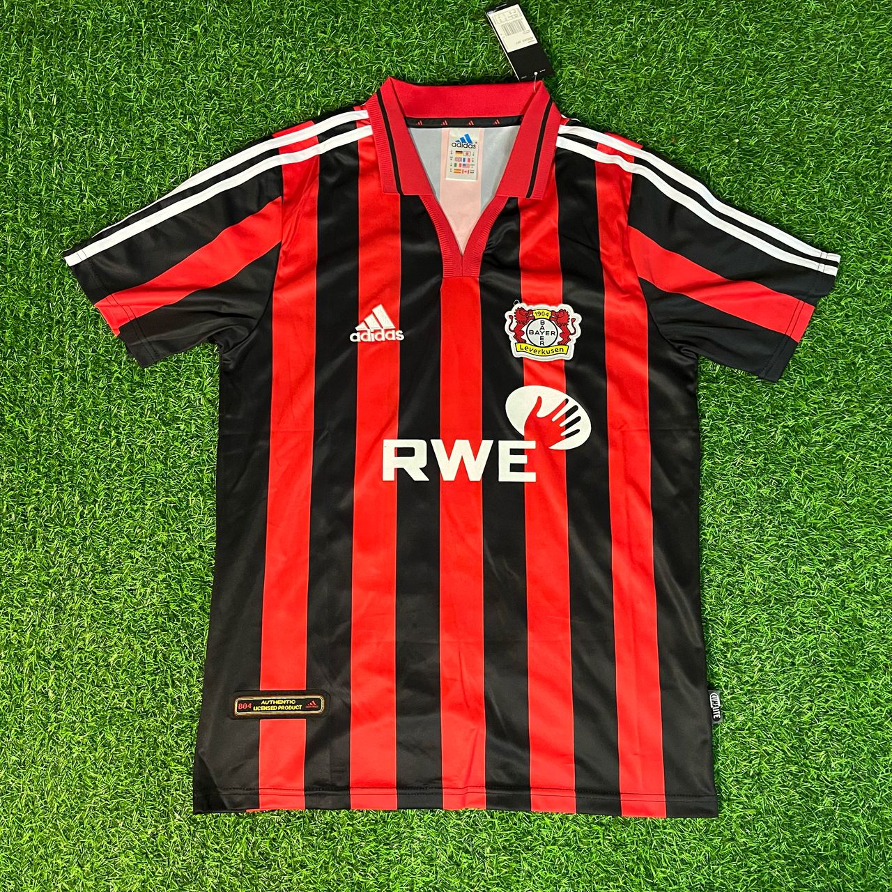 Michael Ballack Bayer 04 Leverkusen 2001 - 2002 Heim Football Jersey Kit